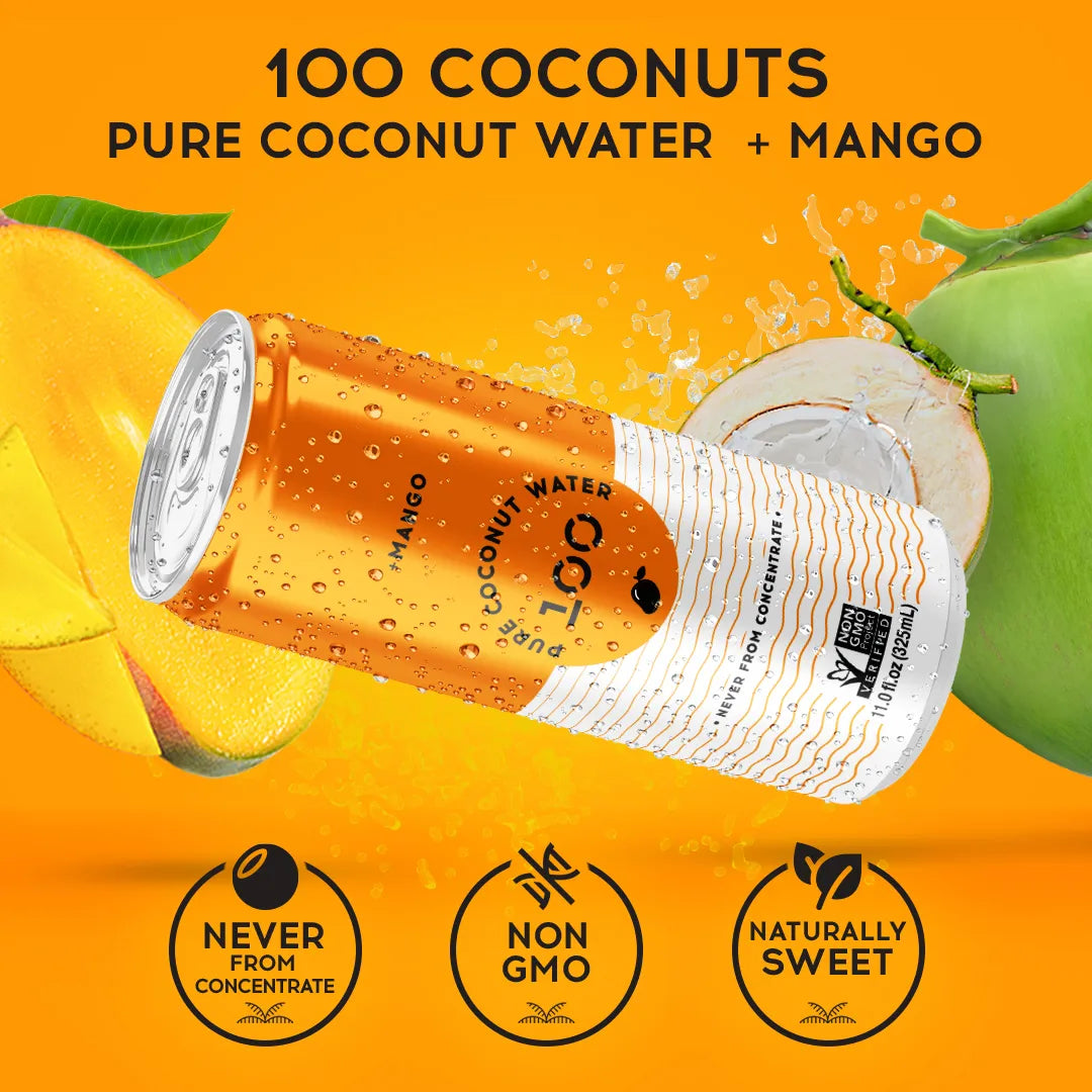 PURE COCONUT WATER + MANGO