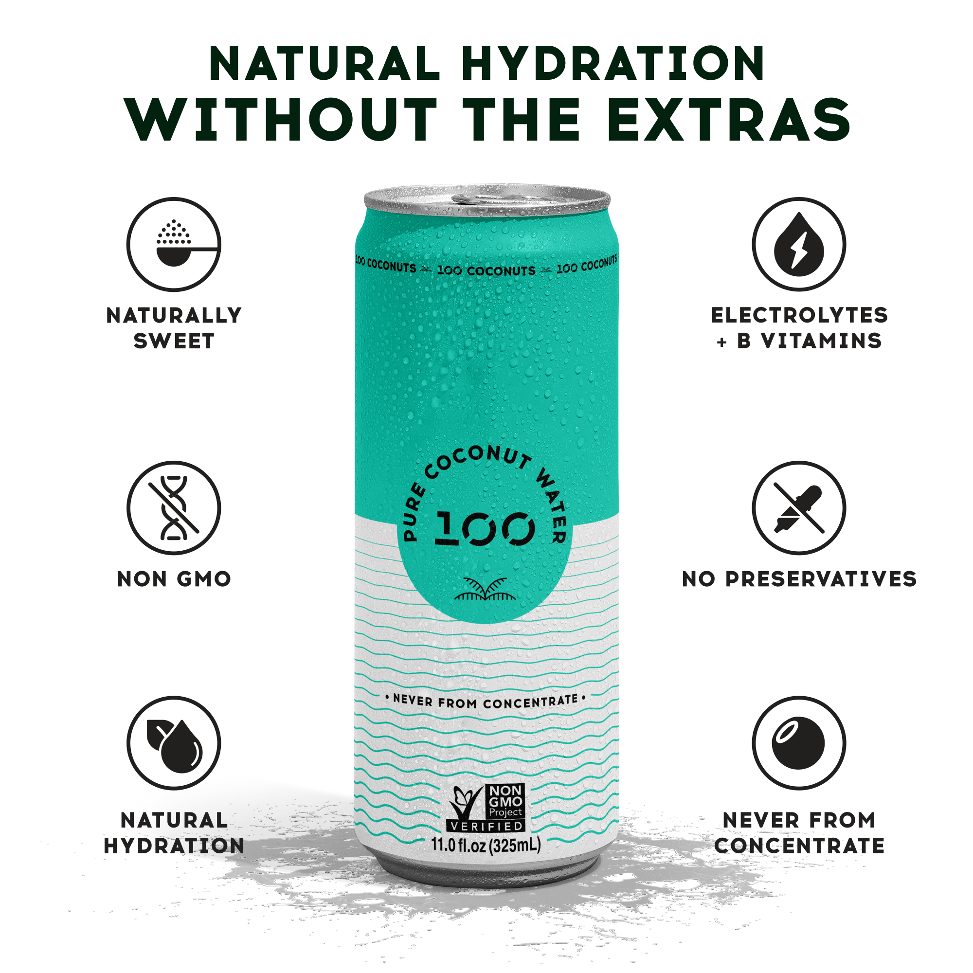 PURE COCONUT WATER 11oz
